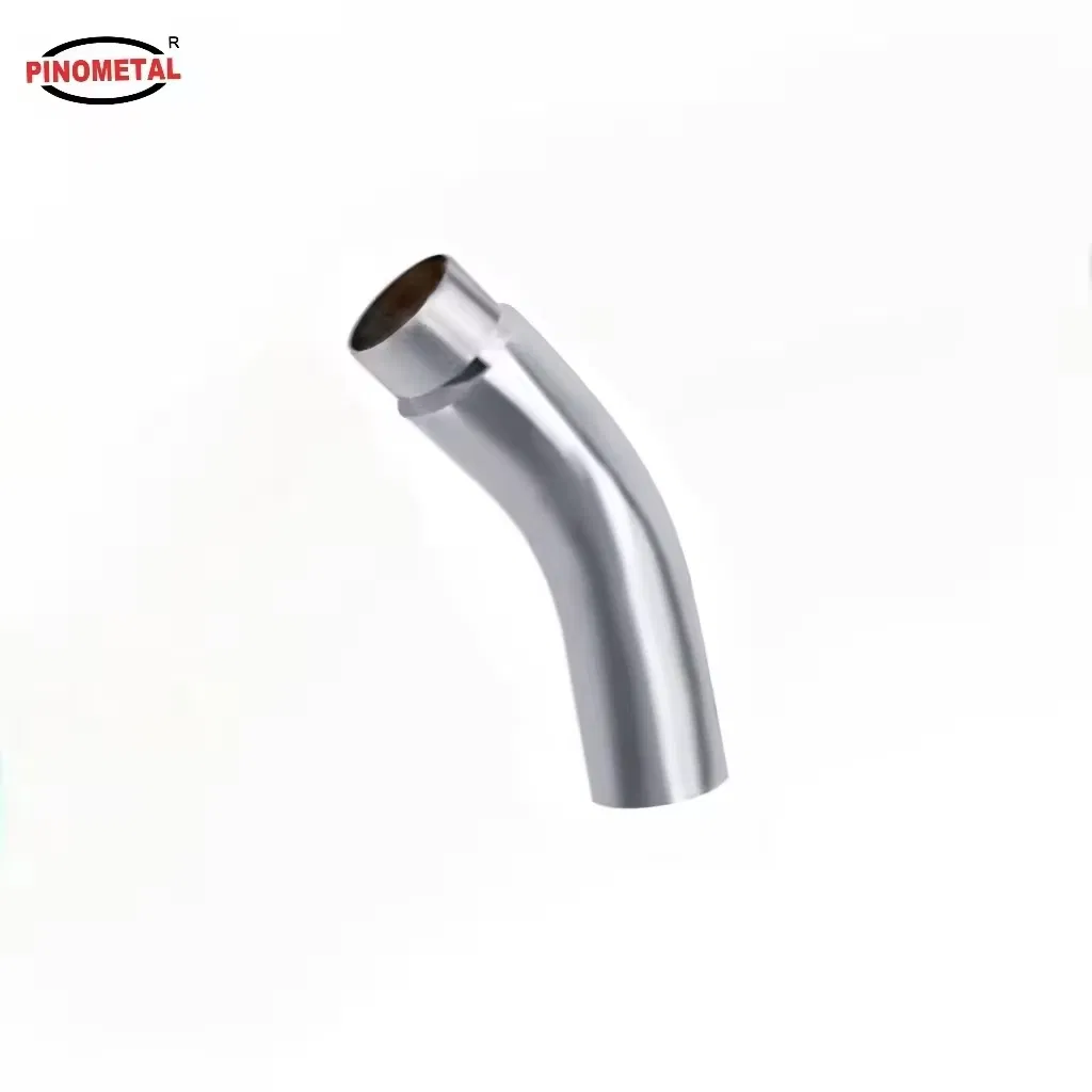 4"-5"/ 4"-6"/ 5"-6" Inlet Outlet 23 Inch Long Turndown Exhaust Pipe Steel Chrome Diesel Exhaust Elbow Tip