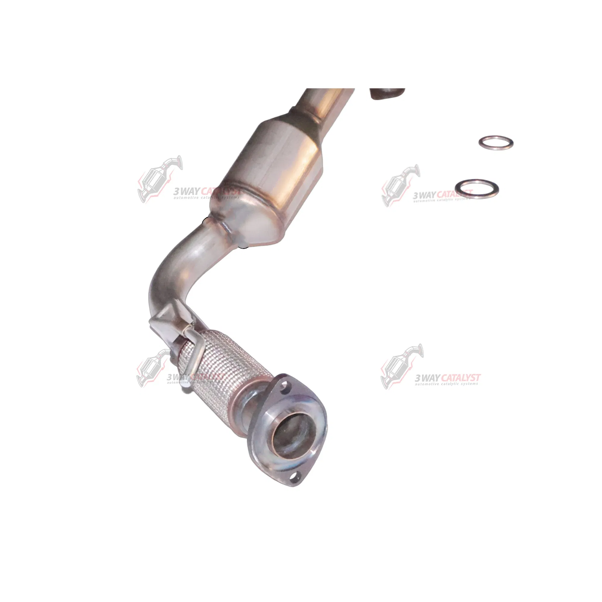 High Flow Euro6 Auto Parts Middle Part Converter Catalytic for Exhaust Catalyst for Toyota Sienna