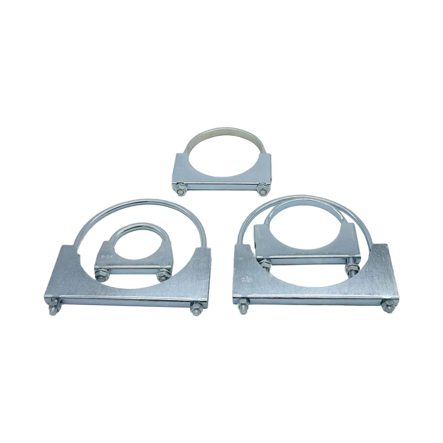Manufacturer Stainless Steel 4 Inch Heavy Duty U Bolt Exhaust Clamp