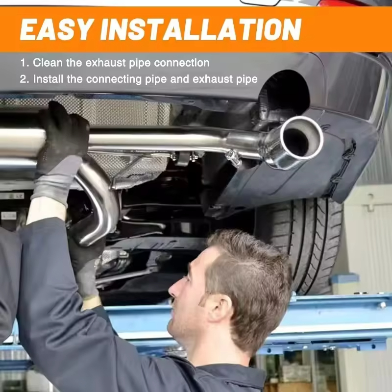 4 Inch 90 Degree SS304 Stainless Steel Bend Tube Exhaust Elbow Pipe for Car