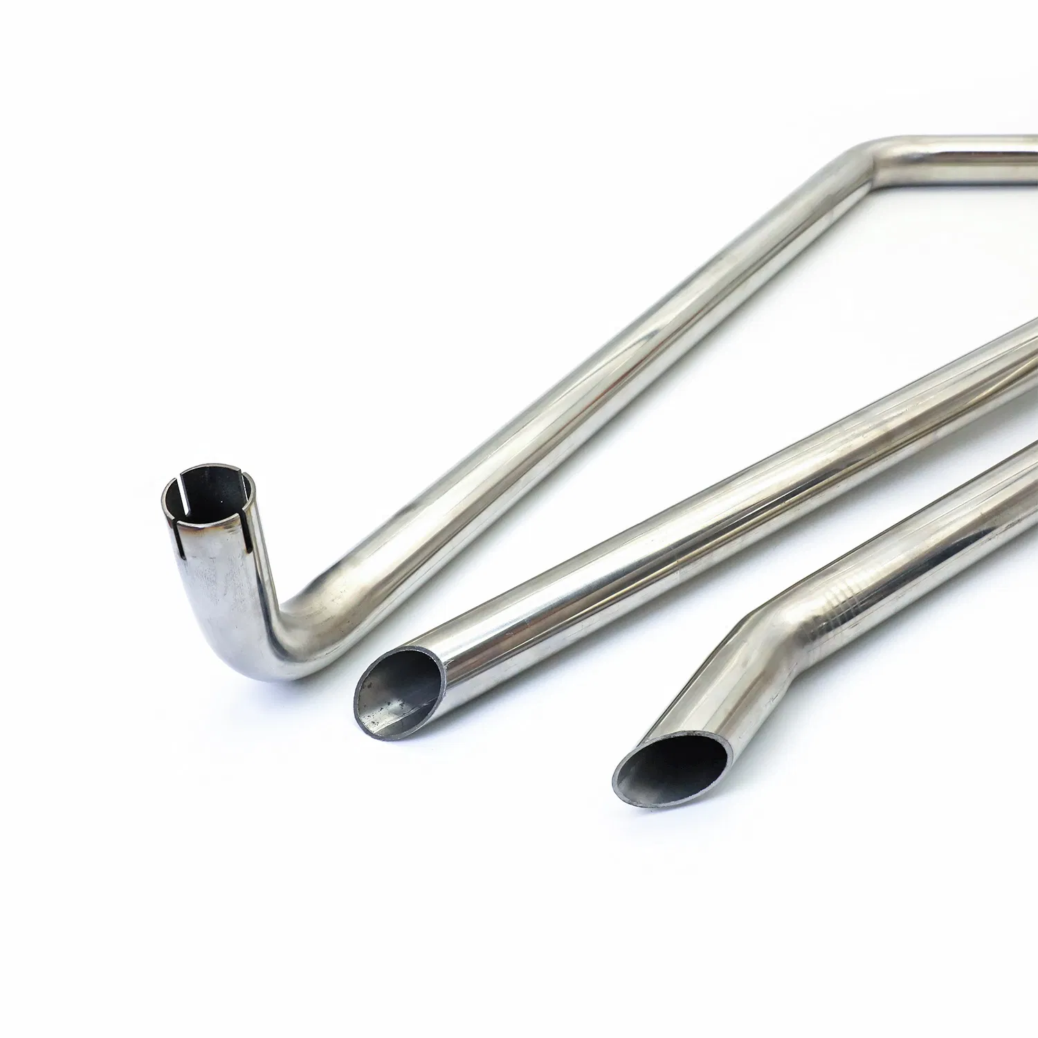 CNC Machining Metal Tube Bending Any Angle Forming Design Automotive Machinery Industry Seamless Exhaust Stainless Steel Pipe Fitting