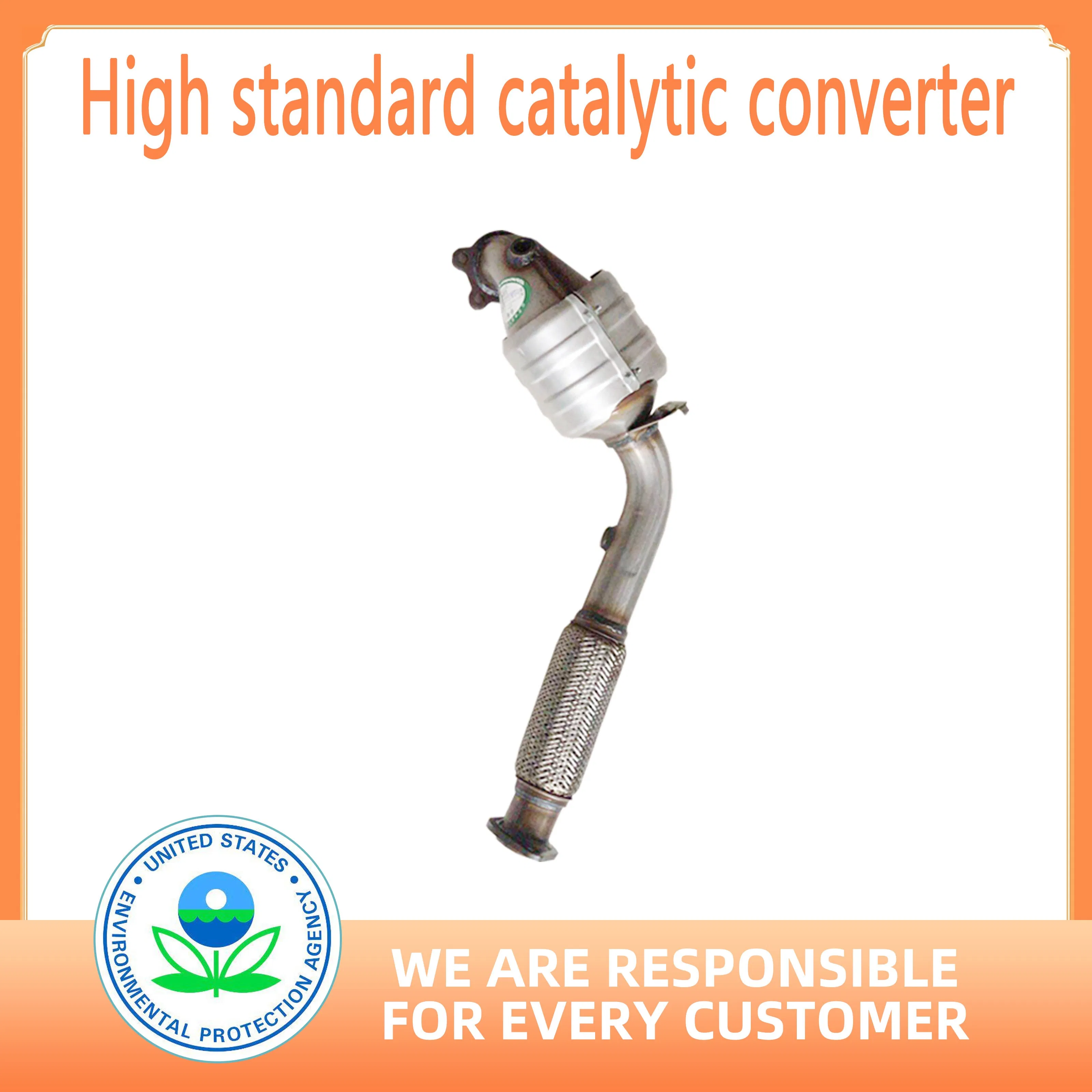 High Flow Ceramic Carrier Exhaust Catalytic Converter Is Suitable for The Great Wall Haval H2 1.5t