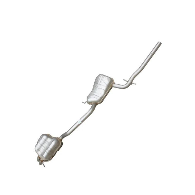 High Performance Automotive Stainless Steel Exhaust Muffler Rear Double Outlet Exhaust Pipe for Volkswagen Cc 1.8/2.0t