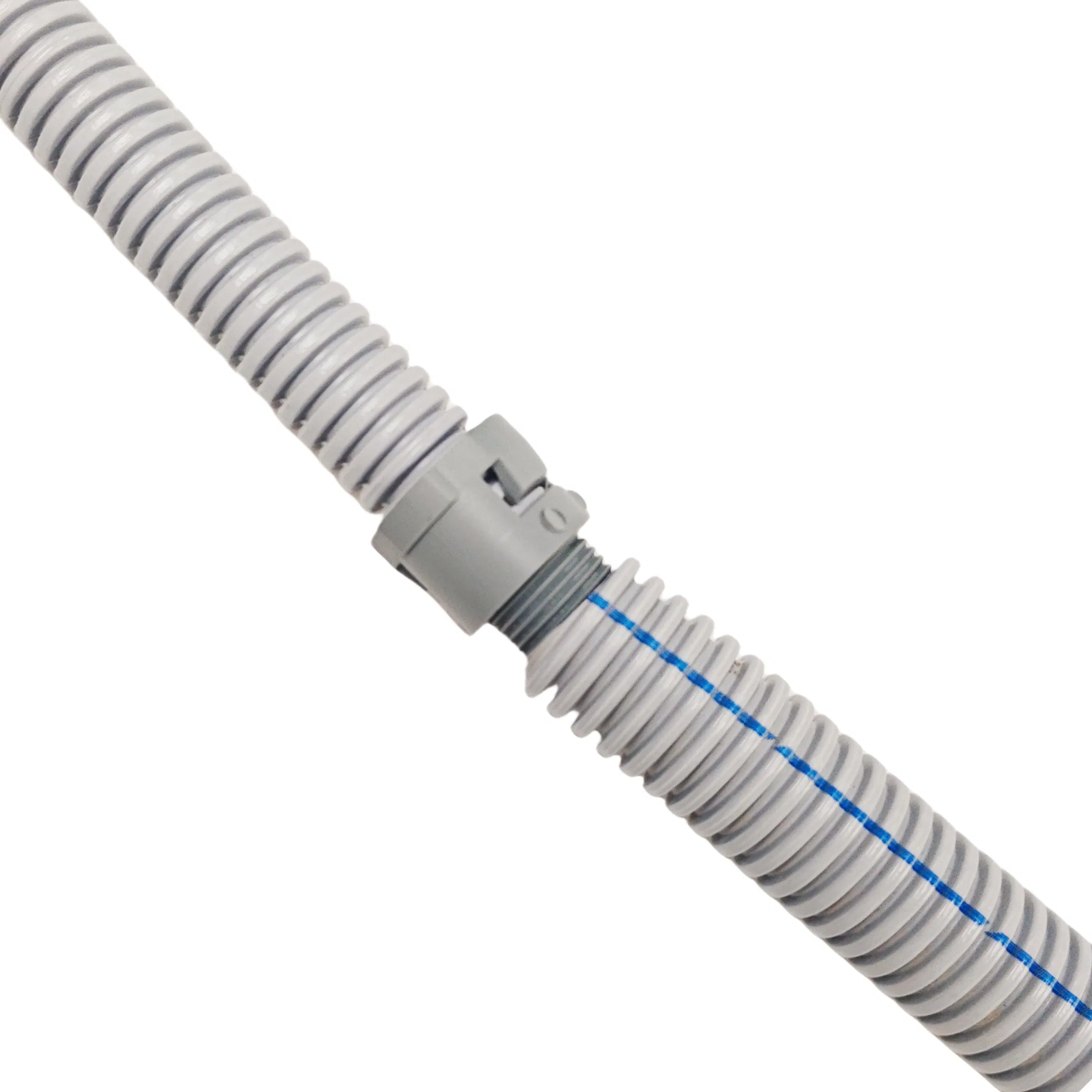 1/2" - 3/4" UL PVC Corrugated Conduit Pipe Electrical Flexible PVC Pipes Fireproof UV Resistant Grey Plastic Electric Tube Pipe