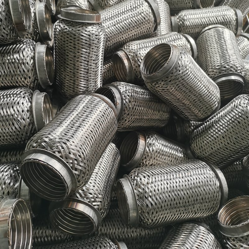 Stainless Steel Exhaust Flexible Connector Auto Corrugated Flexible Pipes