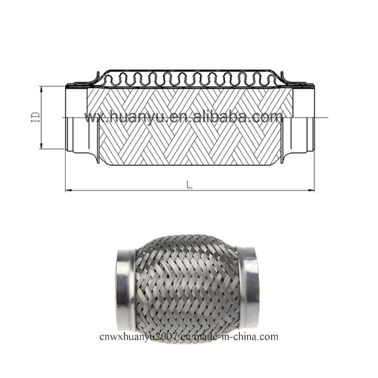 Auto Parts Inner Braid Exhaust Flexible Tube/Pipe