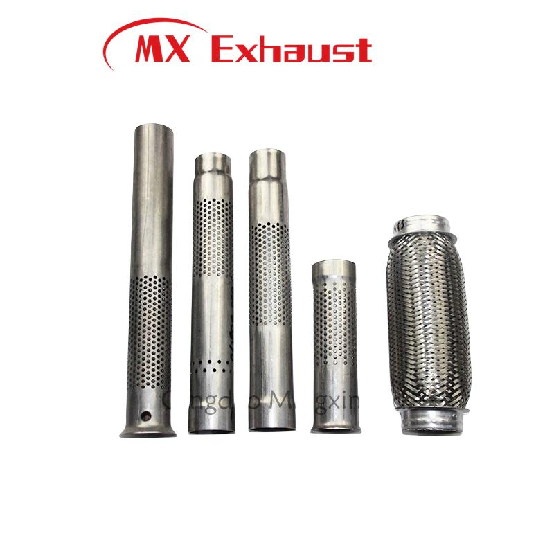 304 409 Stainless Steel Exhaust Perforated Tube Louver Smoker Pipe for Exhaust Muffler