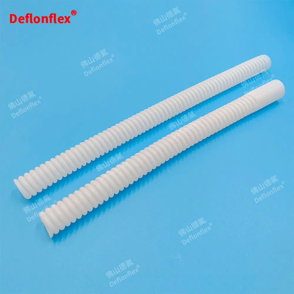 Flexible High-Quality Spiral PTFE Corrugated Hose/Corrugated PTFE Pipe