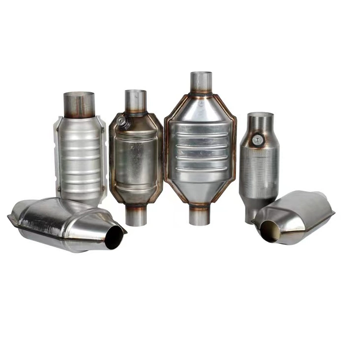 Wholesale Catalytic Converter 2 Inch 2.5 Inch Inlet/Outlet OBD/Euro2/3/4/5/6 Exhaust System Catalytic Three Way Catalyst Car Universal Catalytic Converter