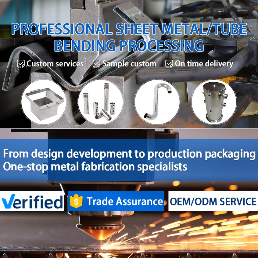 Custom Metal Fabrication Steel Elbow Race Pipe Laser Cut Tube Bend Pipe