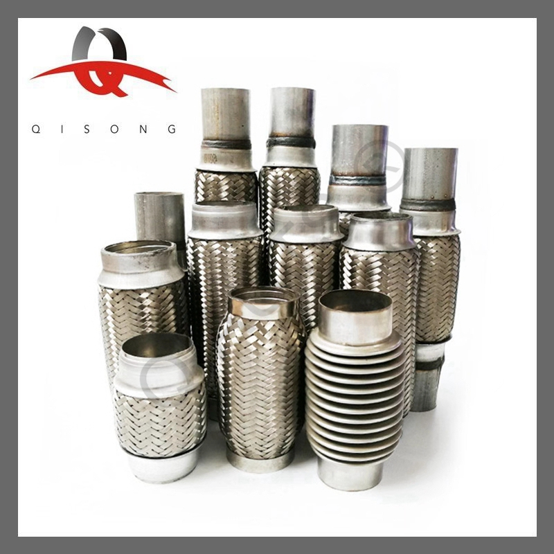 [Qisong] High Quality Auto Parts Qiauts Exhaust Flexible Pipes Corrugated Pipes