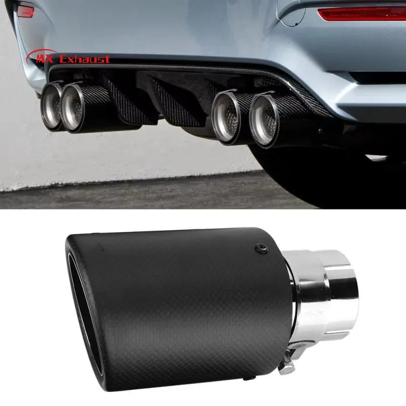 Carbon Fiber Exhaust Muffler Pipe Tip 4