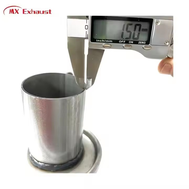 Customized 6" Round Double Wrap Outer Shell Stainless Steel/Aluminized Steel Inner Shell Galvanized Steel Automotive Exhaust Muffler Silencer