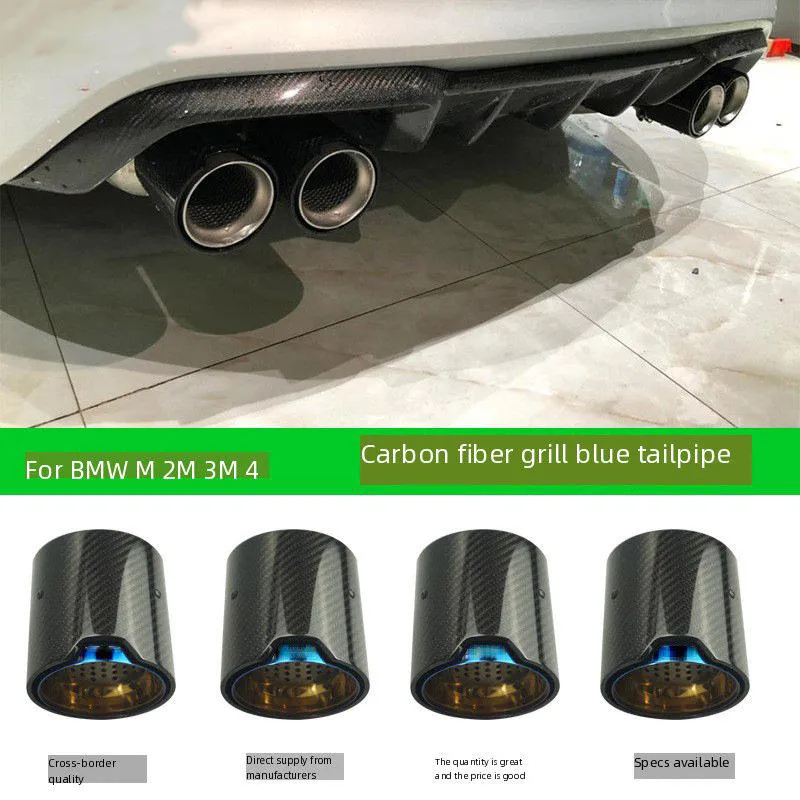 Real Carbon Fiber Exhaust Tips Detail 4