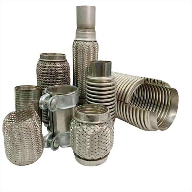 89mmx254mm Auto Ss 304 Braided Exhaust Flexible Corrugated Bellows Pipe Car Tubo Escapes Flexible