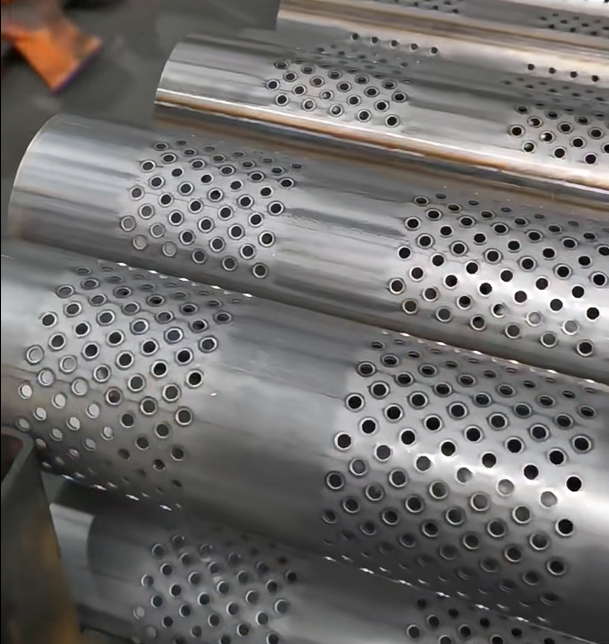 Perforated Tubing for Car Exhaust Perforated Exhaust Tube T304 &amp; T409