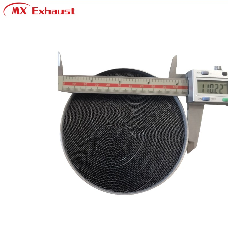Automotive High Flow Metal Oval/Round Catalytic Converter Metallic Substrate Euro0 Euro5