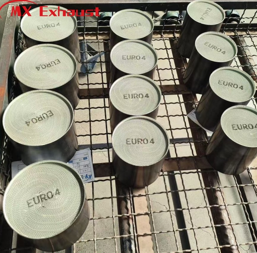 Automotive High Flow Metal Oval/Round Catalytic Converter Metallic Substrate Euro0 Euro5