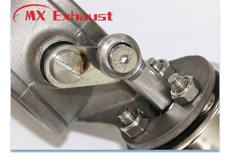 76 mm High Performance Exhaust Valvetronic Muffler T Pipe 1 Inlet 2 Outlet with Vacuum Valve