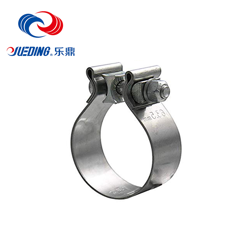 Universal Turbo Exhaust Down Pipe Stainless Steel O Type Clamp