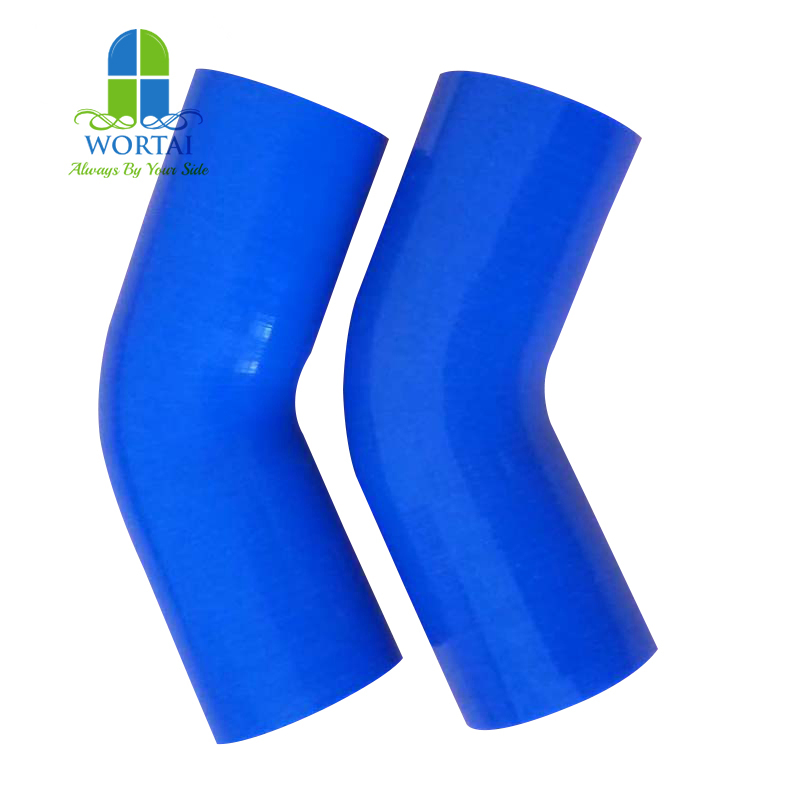 High Temperature Automotive 45 Degree Elbow Rubber Reducer Hose Silicone Rubber Tubing