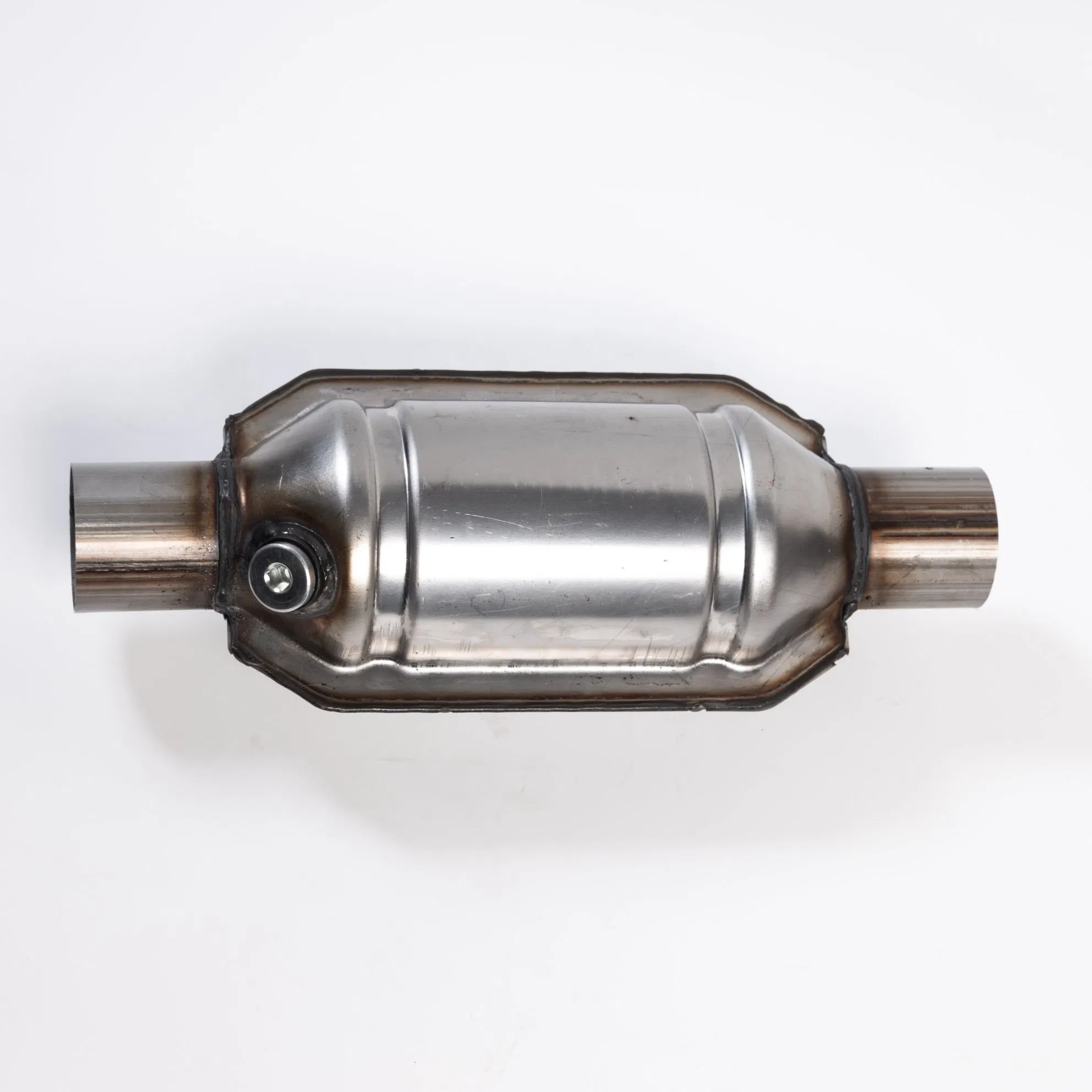 Ss441/409 High-Flow Universal Catalytic Converter 2" Inlet/Outlet Steel Exhaust System for Universal Cars