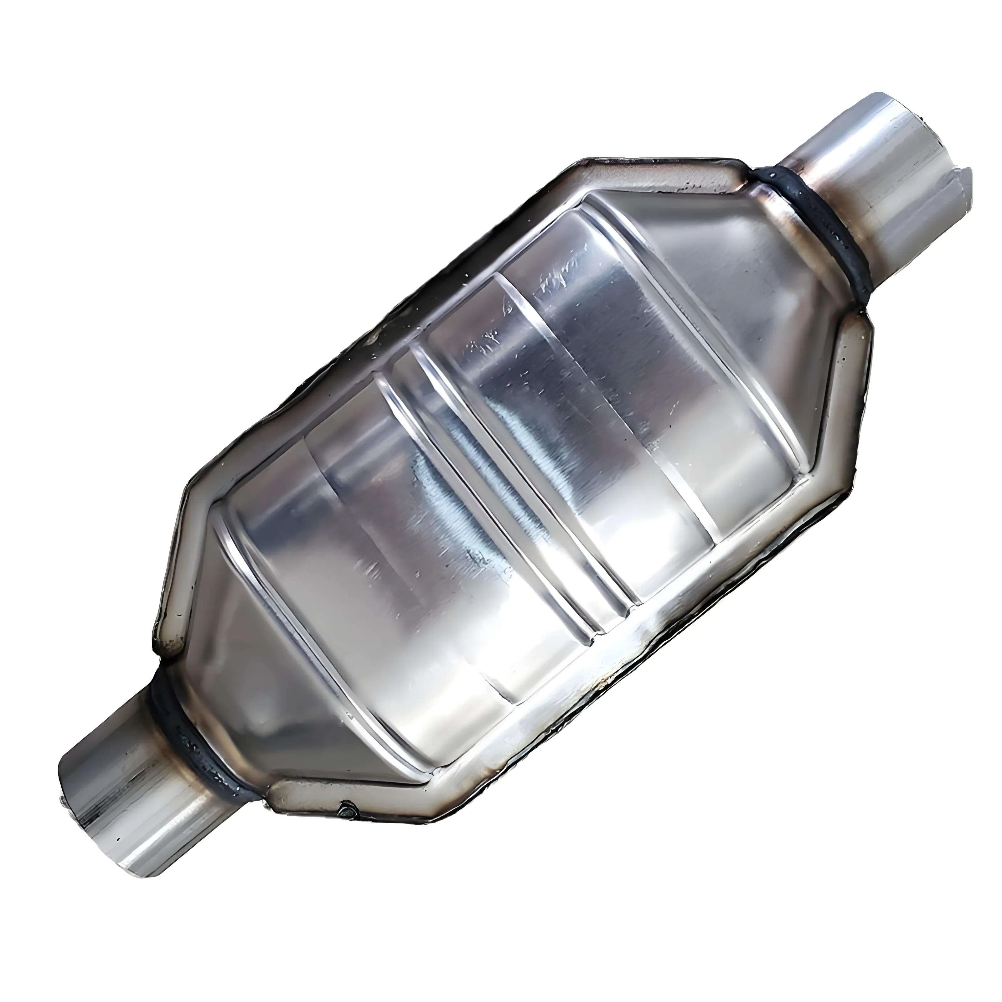 High Flow Automotive Exhaust System Ceramic Honeycomb Carrier Three Way Universal Catalytic Converter