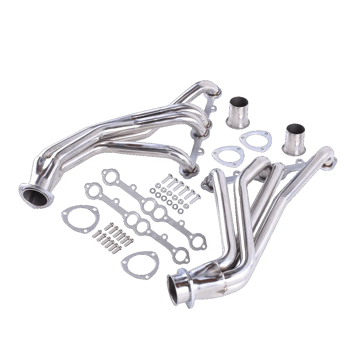 High Performance Automotive Exhaust System Stainless Steel Exhaust Pipe for Chevrolet Model 1963-1982 5.7L350 Modified Exhaust Pipe Muffler