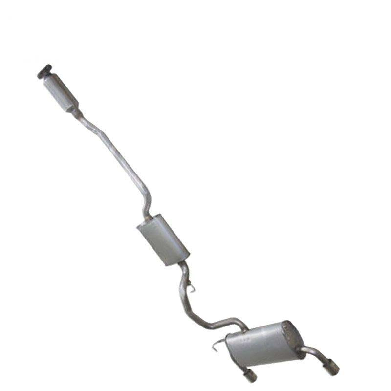 High Quality 409 Stainless Steel Automotive Exhaust Muffler Silent Type Middle and Rear Connected Exhaust Pipe for Ford Escape