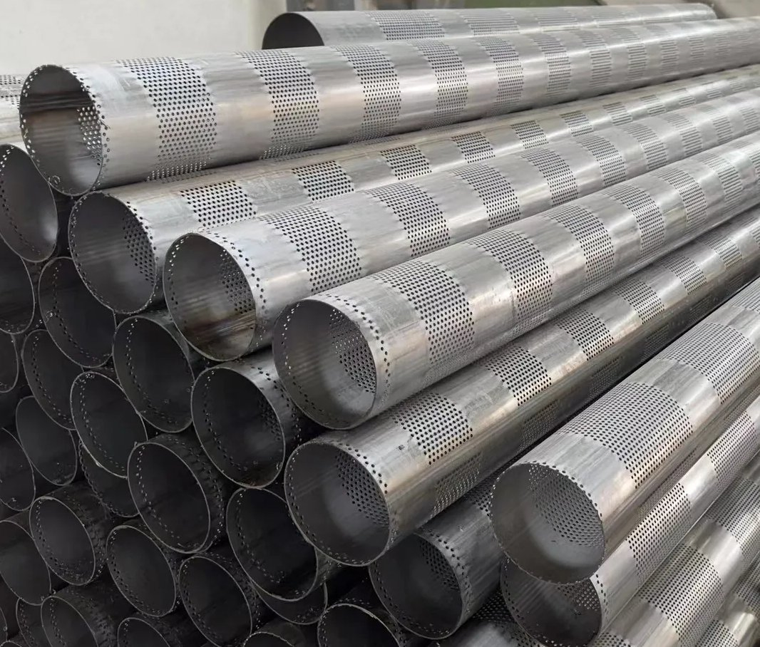 Automotive Exhaust Pipe Parts Durable SS316 304 /409L Stainless Steel Perforated Tubing