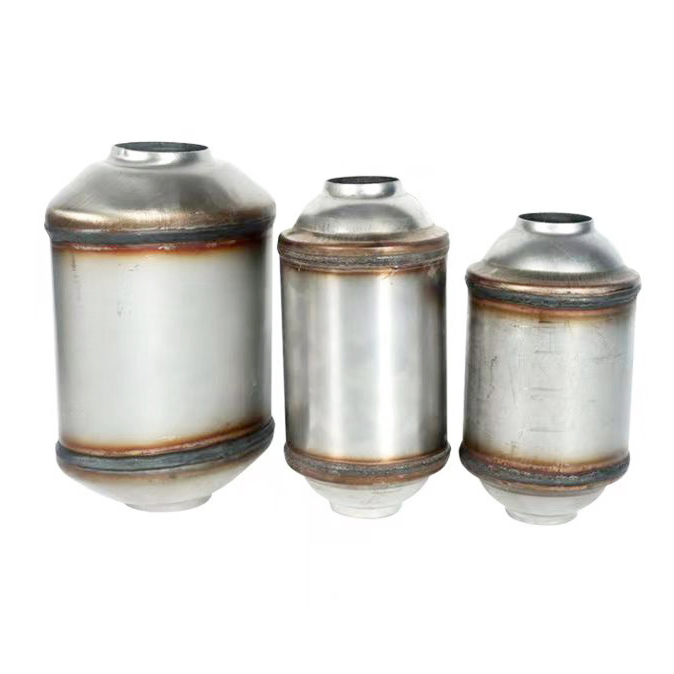 Wholesale Catalytic Converter 2 Inch 2.5 Inch Inlet/Outlet OBD/Euro2/3/4/5/6 Exhaust System Catalytic Three Way Catalyst Car Universal Catalytic Converter