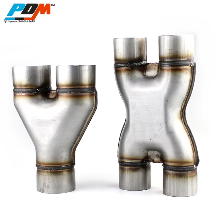 Customizable Double-Pipe Stainless Steel Exhaust Muffler Tip