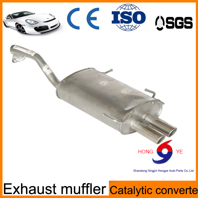 409/304 Stainless Steel Exhaust Muffler for Automotive Component Exhaust Systems