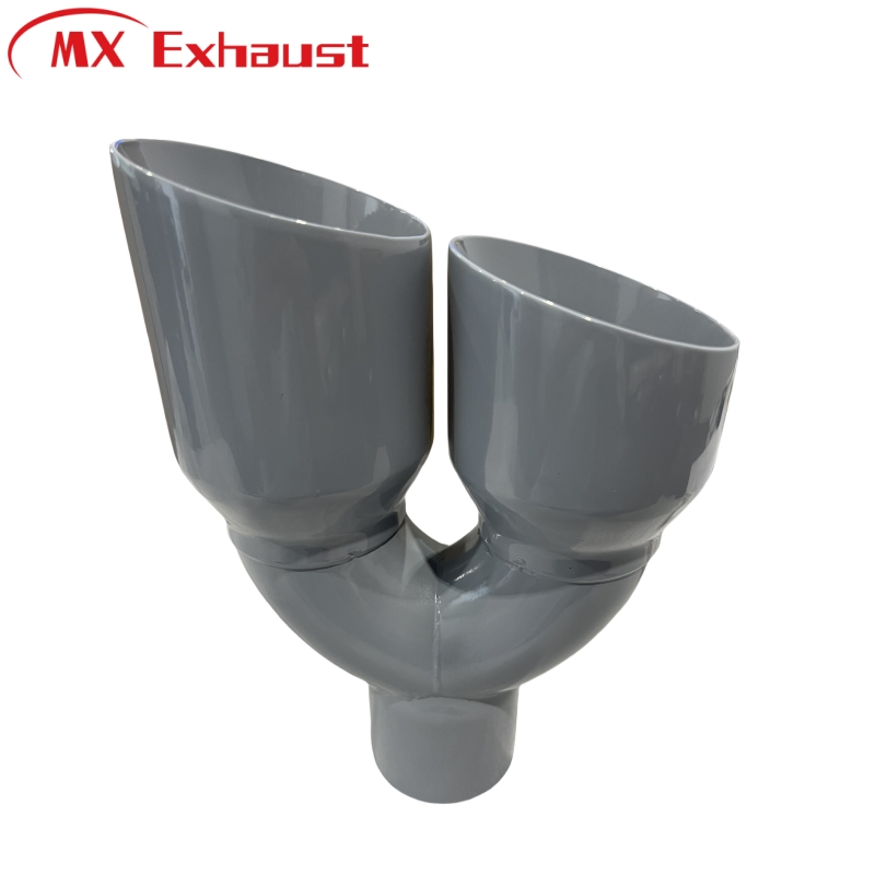 Popular in Us Chrome Polished 2.5'' 3 Inch Angel Stainless Steel Exhaust Tips Exhaust Pipe for Car Truck Exhaust System