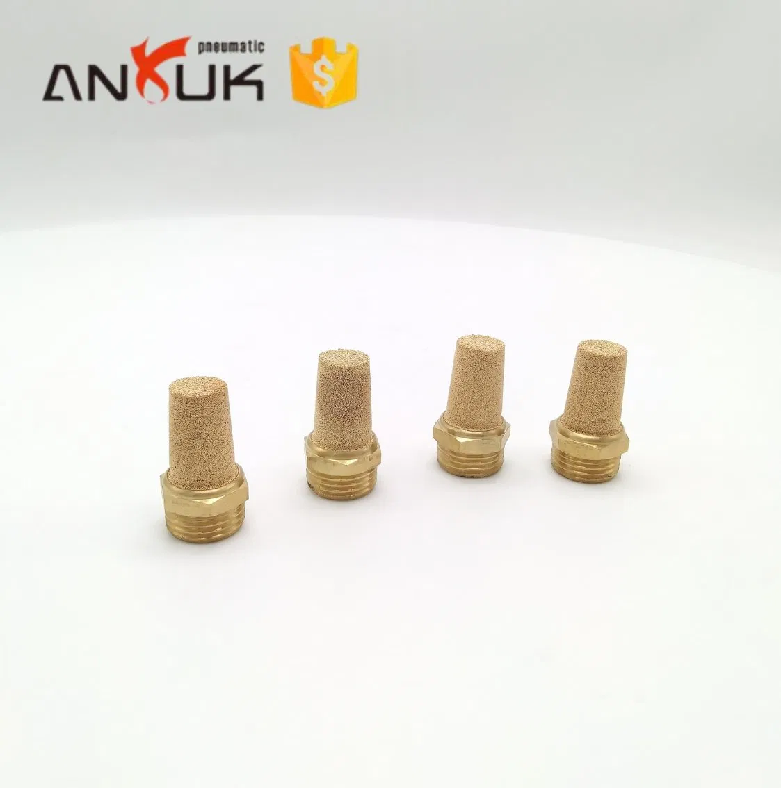 High-Performance Quick Exhaust Brass Muffler for Pneumatic Systems