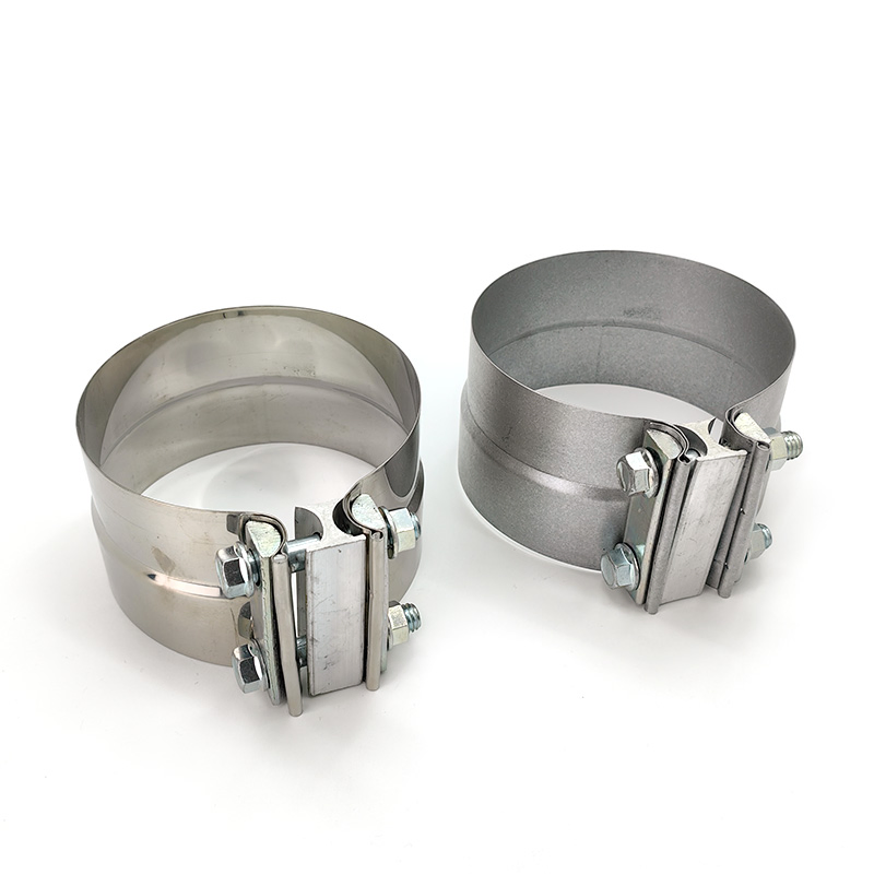 5" Stainless Steel Flex-Seal Exhaust Flat Band Seal Clamp