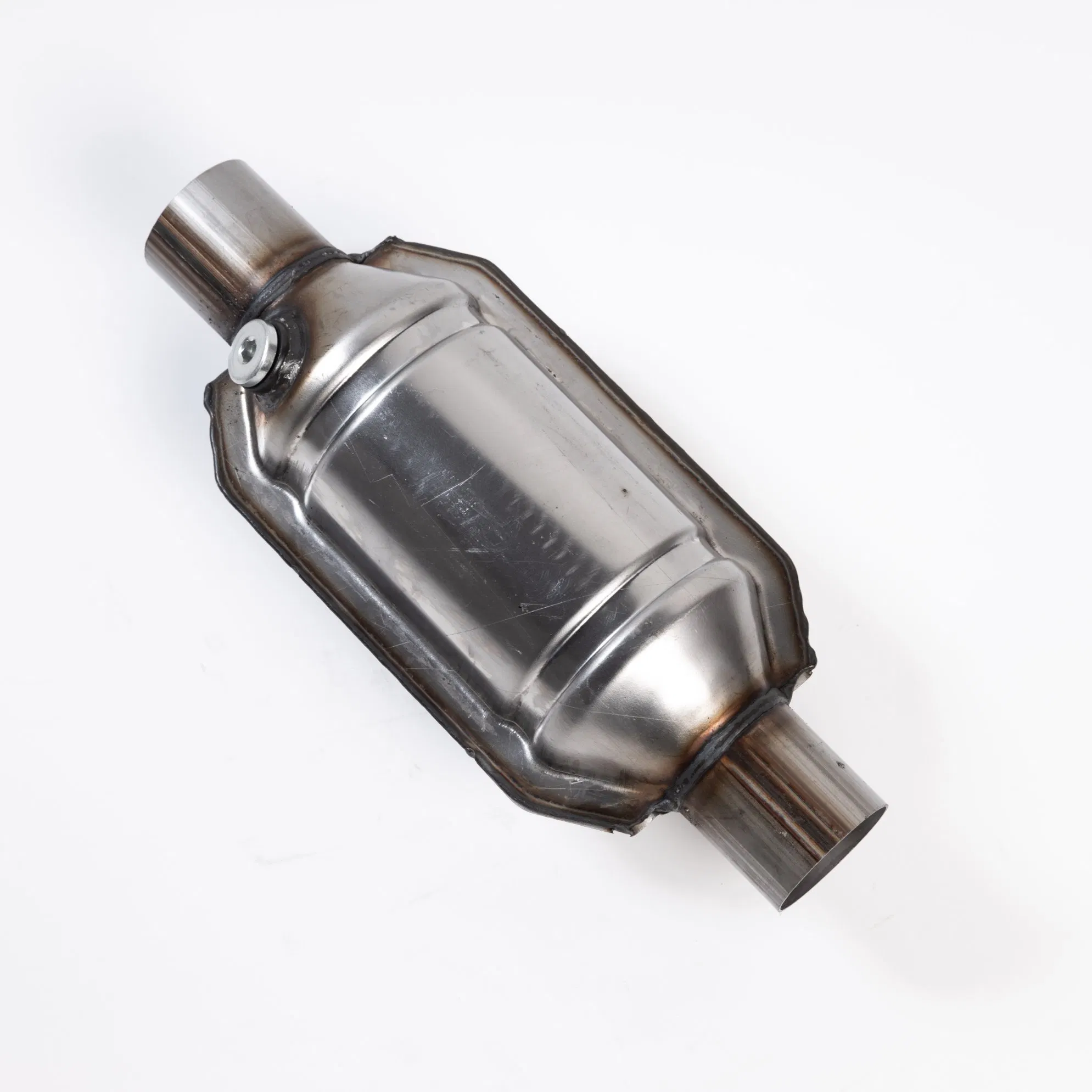 Ss441/409 High-Flow Universal Catalytic Converter 2" Inlet/Outlet Steel Exhaust System for Universal Cars