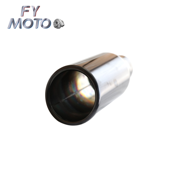 China Factory Universal Chrome Color Tail Throat Exhaust Pipe