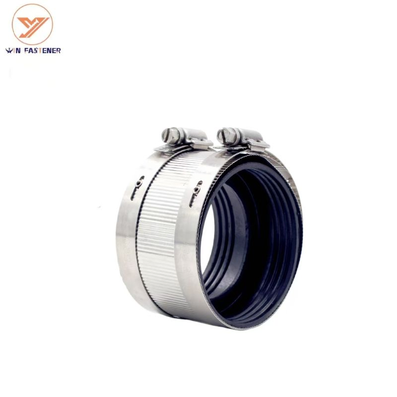 Heavy Duty European Type Turbo Exhaust Pipe Water Pump Single Bolt Hose Clamps