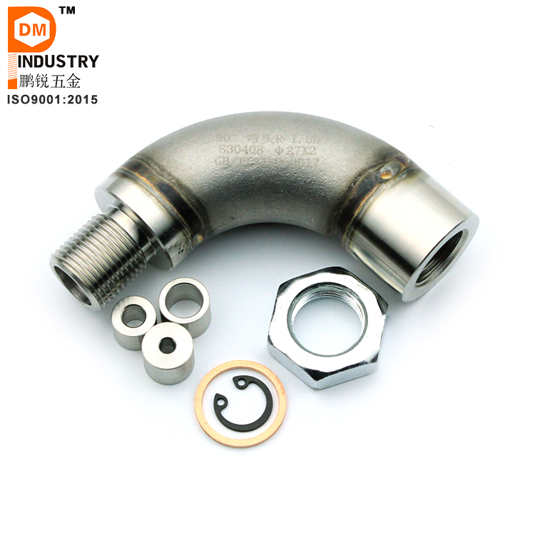 Universal Cel Fix Check Engine Light Eliminator O2 Oxygen Sensor Adapter Mini Extender Spacer Bung Catalytic Converter M18X1.5