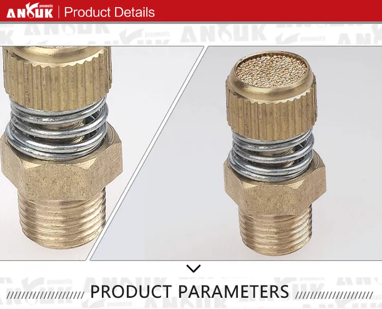 High-Performance Quick Exhaust Brass Muffler