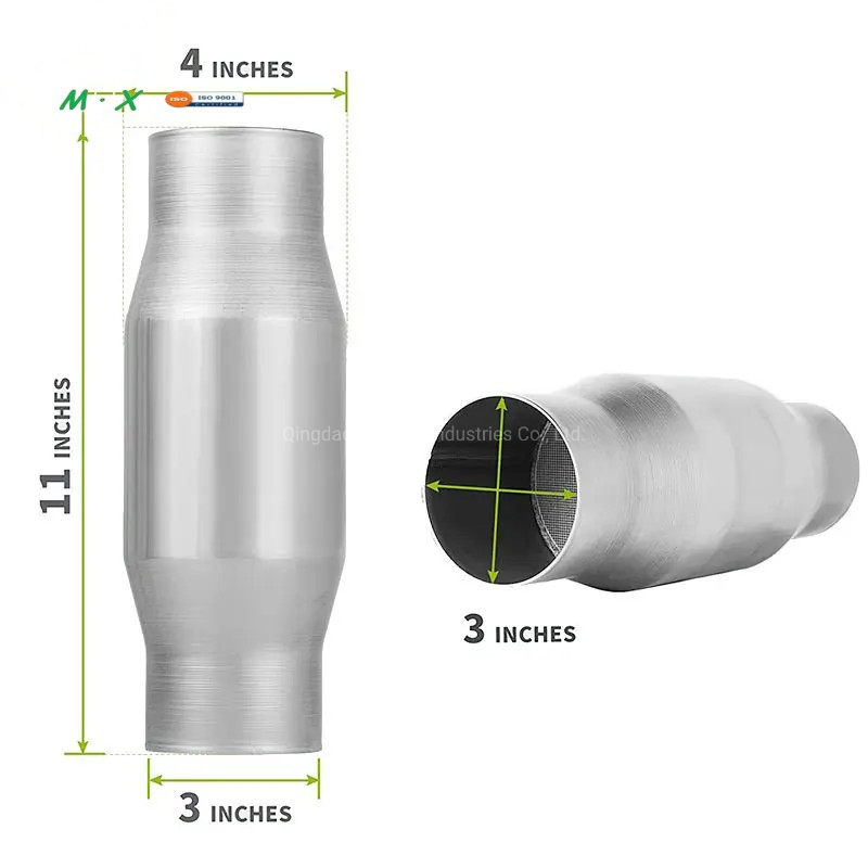 Factory Supply High Quality Euro 5 High Flow Exhaust Muffler Universal Catalytic Converter Convertidor Catalitico