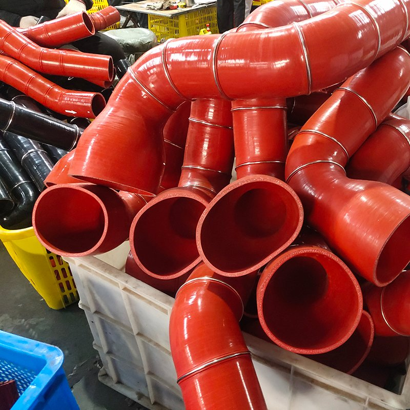 Customized Size Straight Reducer Radiator Silicone Hose Flexible Silicone Rubber Tubing