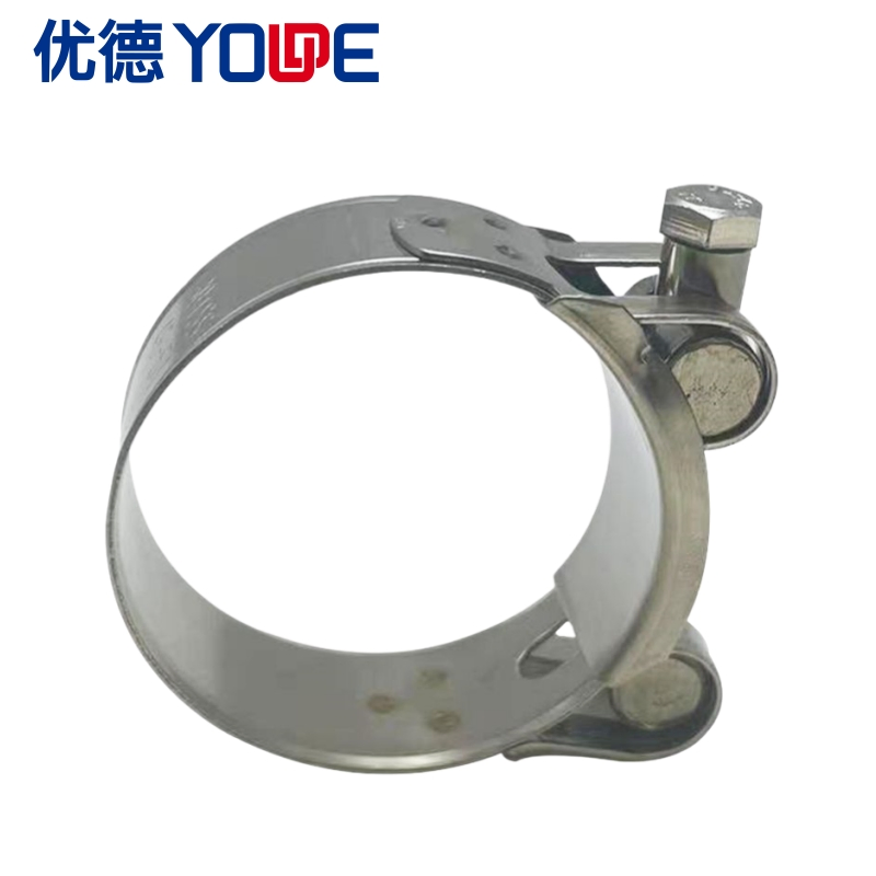 Manufacturer Double Piple Clamps Metal Stainless Steel Spring Hose Clamp Type Exhaust Heavy Duty Hose Clamps