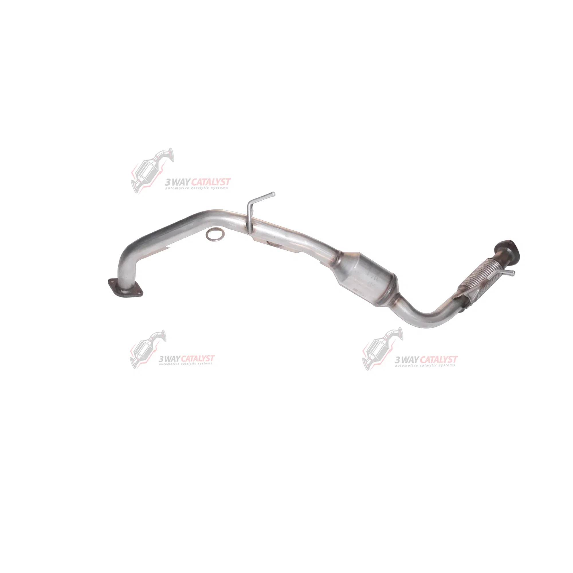 High Flow Euro6 Auto Parts Middle Part Converter Catalytic for Exhaust Catalyst for Toyota Sienna