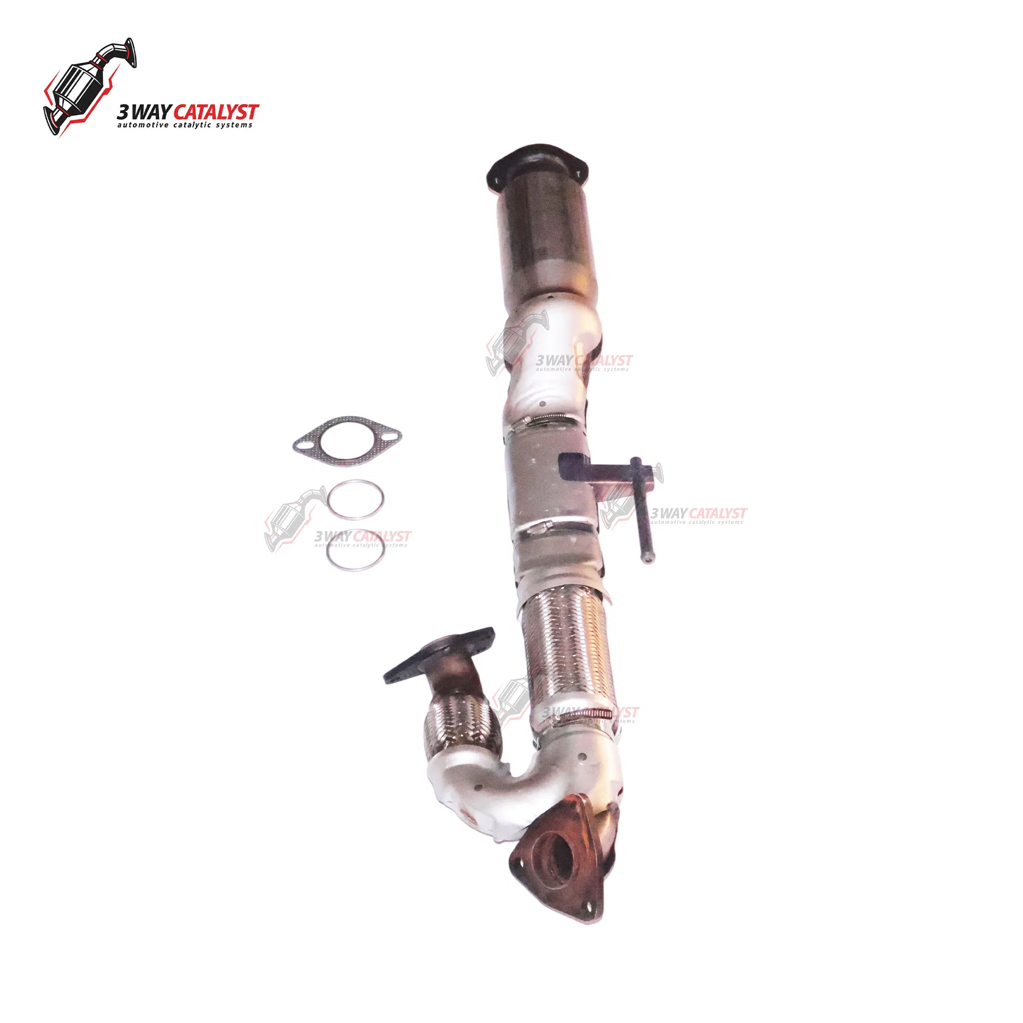 Chinese Manufacture High-Quality Auto Parts Suitable for 2008 Nissan Altima Teana Short Three-Way Catalytic Converter Ceramic Core
