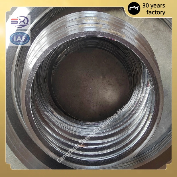 Custom DIN Standard Metal Outer Ring Spiral Wound Gasket PTFE Exhaust Pipe Gasket Metric PTFE Tri-Clamp Gasket