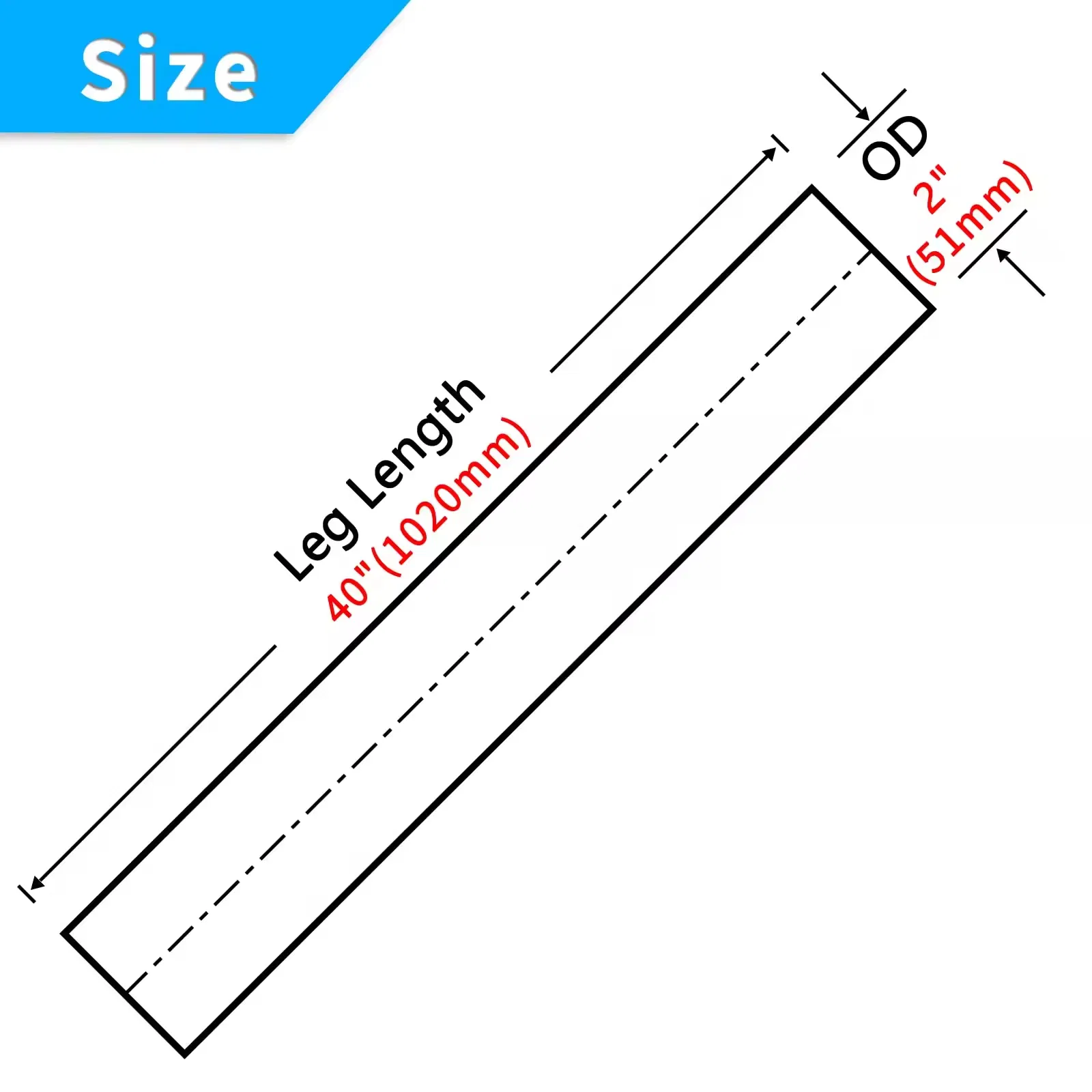 Universal Mandrel Bent Exhaust Straight Pipe Direct Fit for Exhaust System