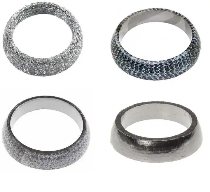 Exhaust System Gasket Joint Graphite Oil- Resistant Donut Gasket for Catalytic Converter Exhaust Muffler
