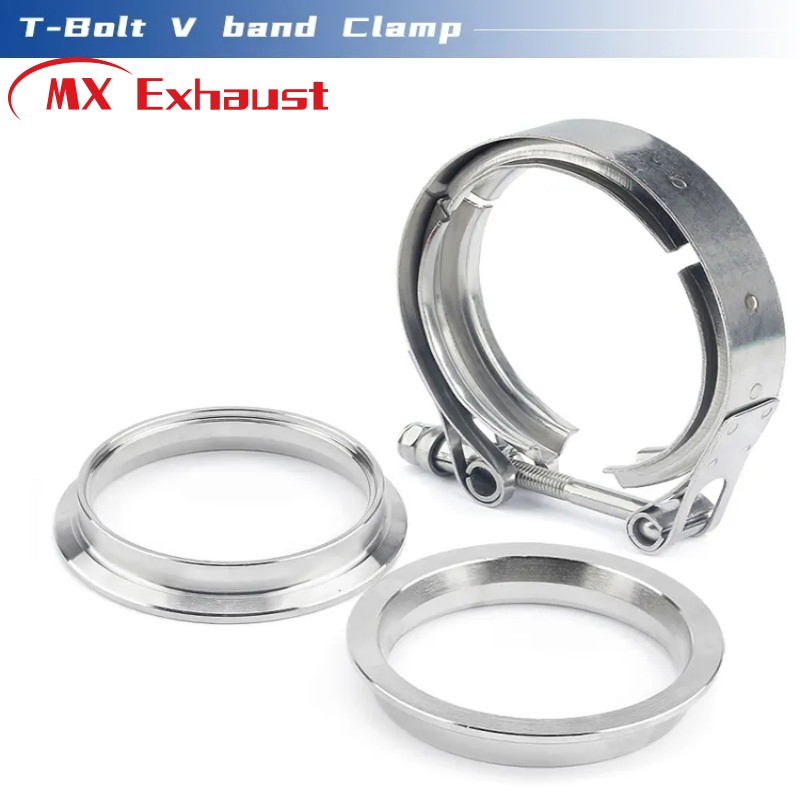 1.5′ ′ ~6.0′ ′ V Band Clamp Exhaust Downpipe Stainless Steel Exhaust Clamp with Flange
